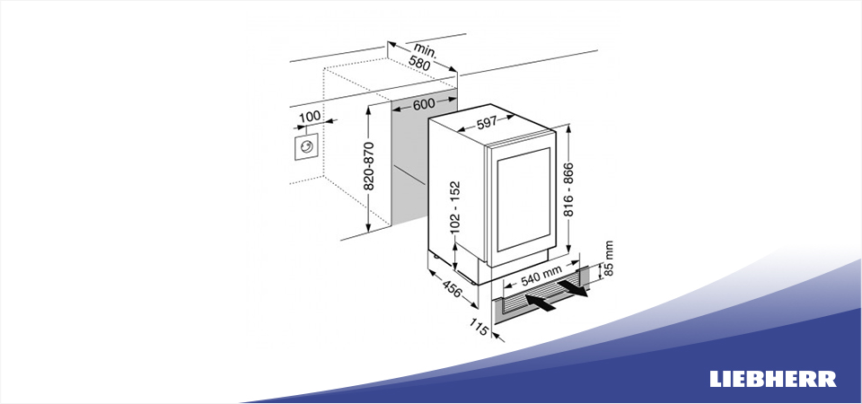 Встраиваемый винный шкаф Liebherr UWTgb 1682